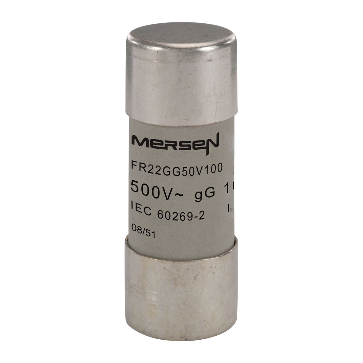 E218205 - Cylindrical fuse-link gG 500VAC 22.2x58, 100A